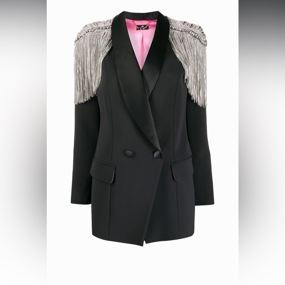 Black Blazer Super Glamorous good condition Elisabetta Franchi
Evening Jacket - Picture 4 of 16